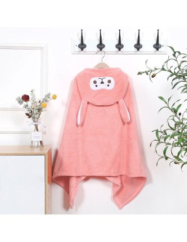 Toalla con capucha para niños importado al Mayoreo en LHESH