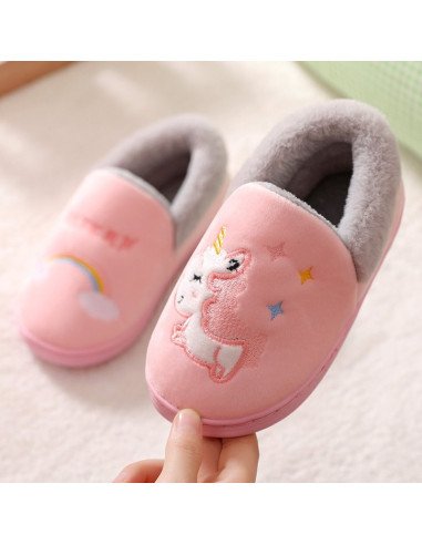 Pantuflas de Unicornio para niña al mayoreo en LHESH