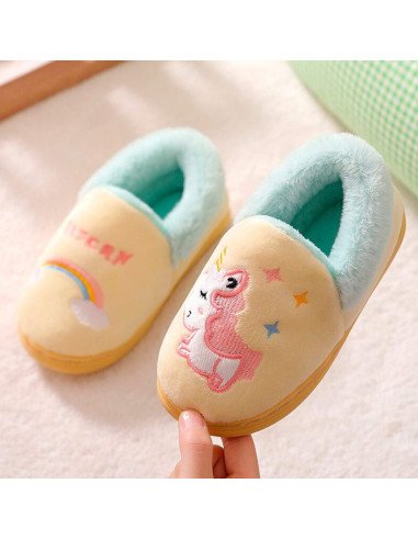 Pantuflas de Unicornio para niña al mayoreo en LHESH