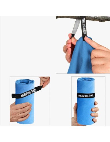 Toallas de microfibra de secado rápido, colores vibrantes ofrece LHESH al mayoreo - ID 39759