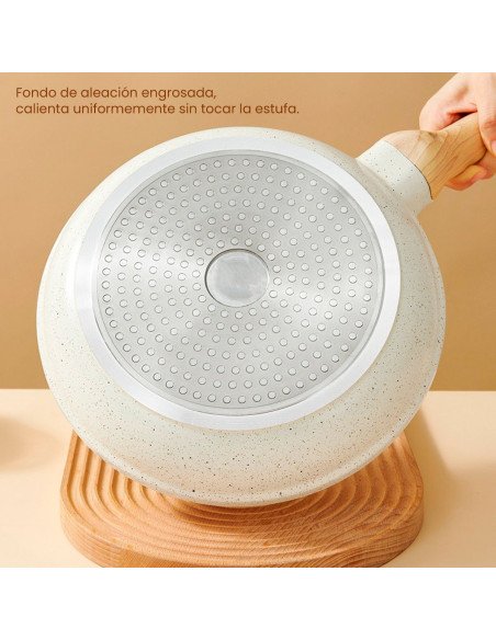 Juego de sartenes con tapa importado al mayoreo en LHESH