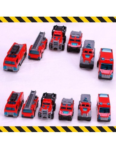 Set de 6 carritos de juguete importado al mayoreo en LHESH