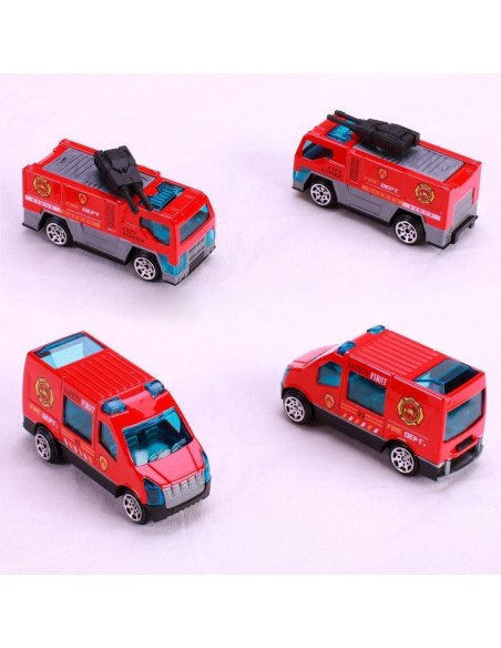 Set de 6 carritos de juguete importado al mayoreo en LHESH