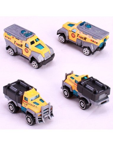 Set de 6 carritos de juguete importado al mayoreo en LHESH