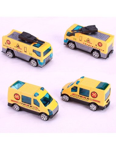 Set de 6 carritos de juguete importado al mayoreo en LHESH