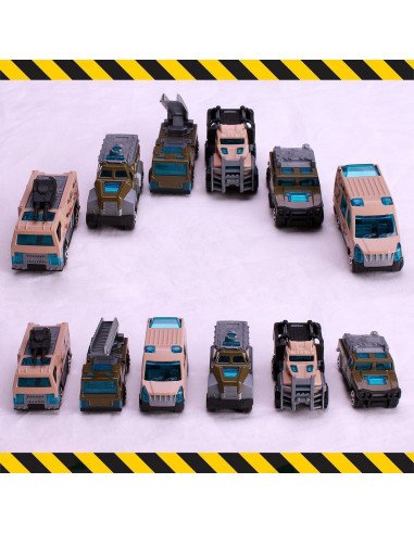 Set de 6 carritos de juguete importado al mayoreo en LHESH