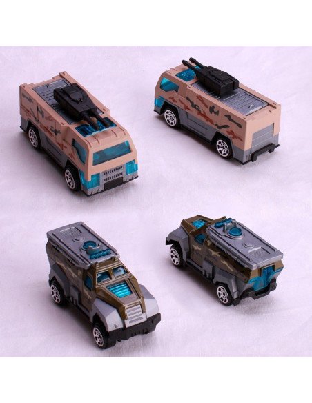 Set de 6 carritos de juguete importado al mayoreo en LHESH