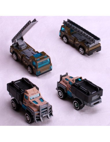 Set de 6 carritos de juguete importado al mayoreo en LHESH