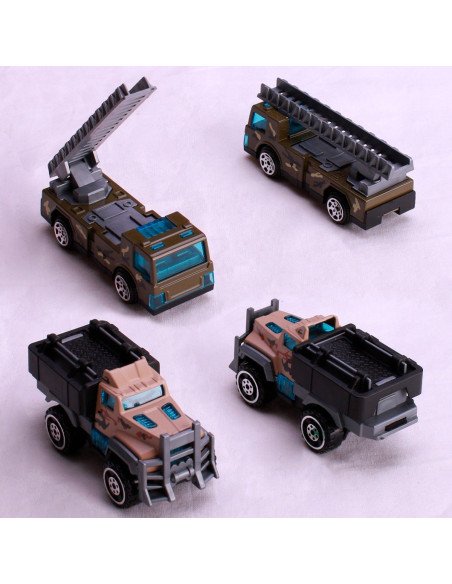 Set de 6 carritos de juguete importado al mayoreo en LHESH