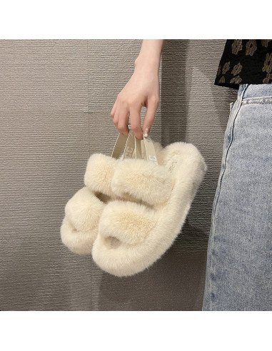 Sandalia tipo Pantufla dama al mayoreo ofrece LHESH - ID 41732-37631 beige