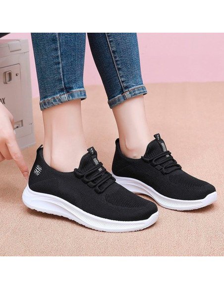 Tenis de inyección dama al mayoreo ofrece LHESH - ID 41069 negro