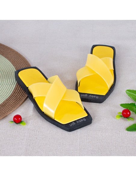 Sandalias al Mayoreo para Dama en LHESH - ID 42743 amarillo