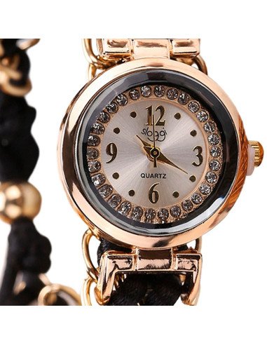 Reloj de pulso al mayoreo ofrece LHESH – ID 42849-37955 negro