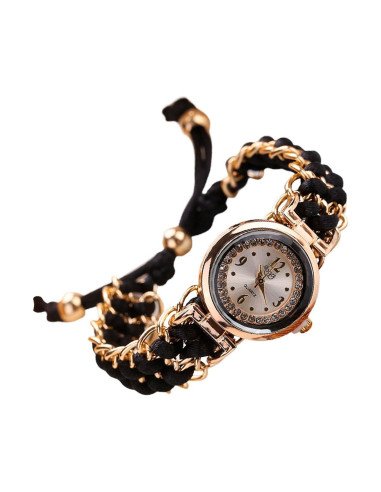 Reloj de pulso al mayoreo ofrece LHESH – ID 42849-37955 negro