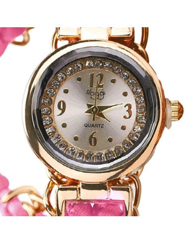 Reloj de pulso al mayoreo ofrece LHESH – ID 42846-37955 rosa
