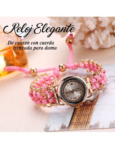 Reloj de pulso al mayoreo ofrece LHESH – ID 42846-37955 rosa