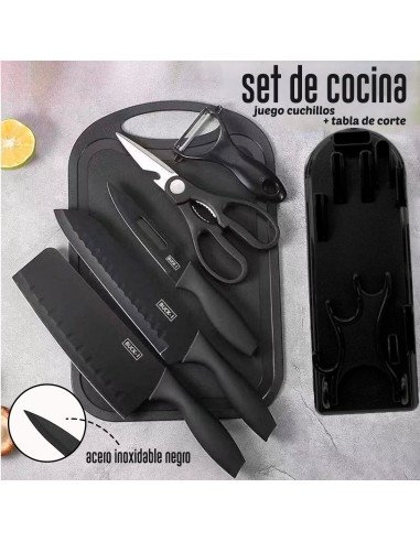 Juego de cuchillos de cocina importado al mayoreo en LHESH