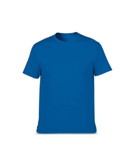 Camiseta de algodón azul rey al mayoreo
