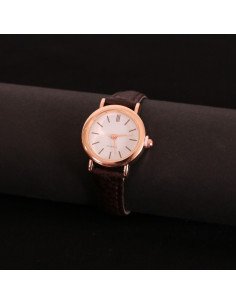 Reloj de pulsera al mayoreo ofrece LHESH – ID 42946-39134 café/blanco