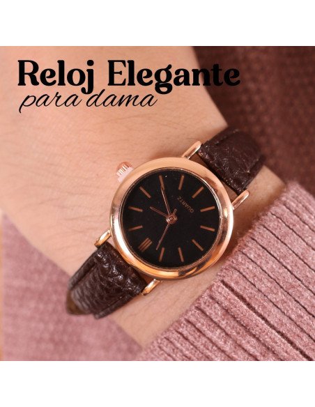 Reloj de pulsera al mayoreo ofrece LHESH – ID 42949-39134 café/negro