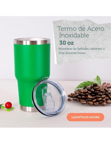 Termo vaso con tapa importado al mayoreo en LHESH