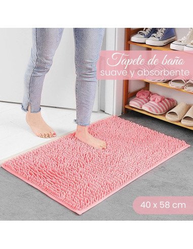 Tapete de baño suave y absorbente importado al mayoreo en LHESH