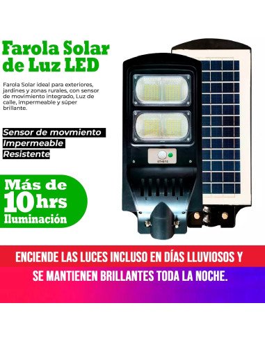 Lampara solar de luz LED importada al mayoreo en LHESH