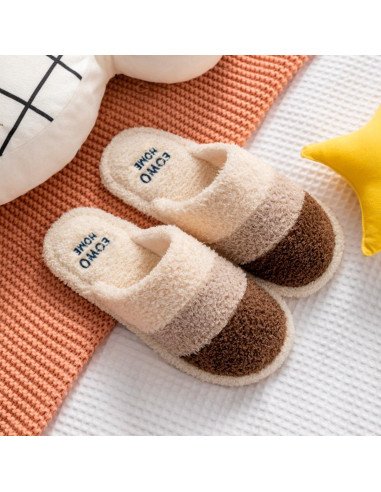 Pantufla dama al mayoreo ofrece LHESH - ID 40859 café, rosa, azul marino