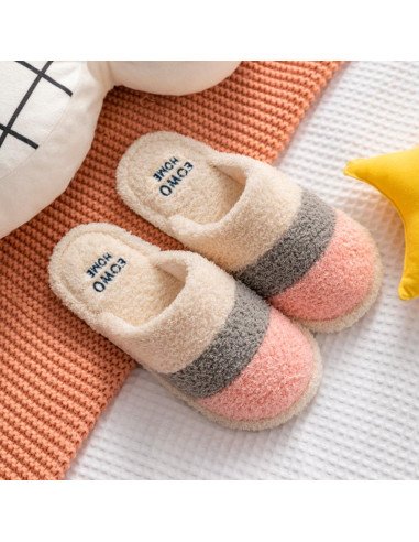 Pantufla dama al mayoreo ofrece LHESH - ID 40859 café, rosa, azul marino