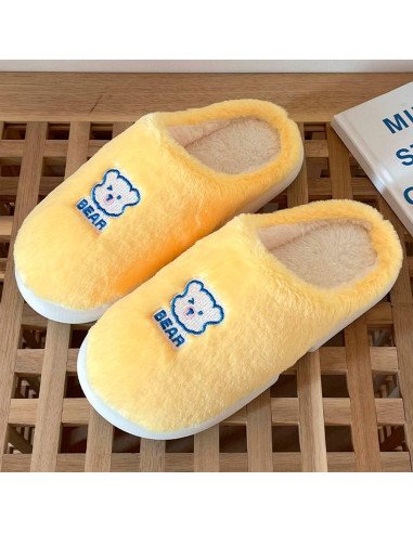 Pantufla dama al mayoreo ofrece LHESH - ID 41567 amarillo, blanco y rosa