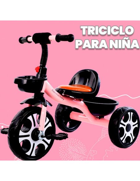TRICICLO PARA NIÑA ROSA SHIRLEY