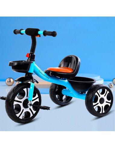 TRICICLO PARA NIÑO AZUL SHIRLEY