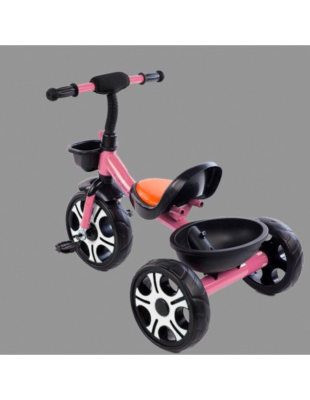 TRICICLO PARA NIÑA ROSA SHIRLEY