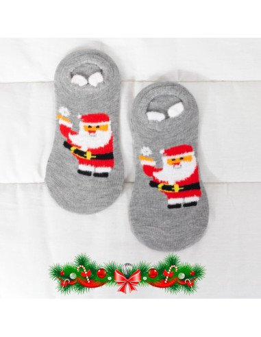 CALCETIN NAVIDEÑO NIÑO 8-12 AÑOS PAQ 12 PARES MIN-TIN
