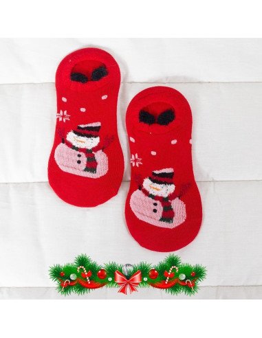 CALCETIN NAVIDEÑO NIÑO 8-12 AÑOS PAQ 12 PARES MIN-TIN