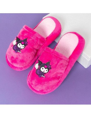 PANTUFLA DAMA KUROMI FIUSHA PLASTISOL SLIPPER