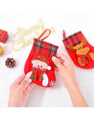 Calceta Navideña Decorativa importada al mayoreo en LHESH