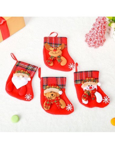 Calceta Navideña Decorativa importada al mayoreo en LHESH