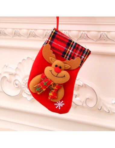 Calceta Navideña Decorativa importada al mayoreo en LHESH