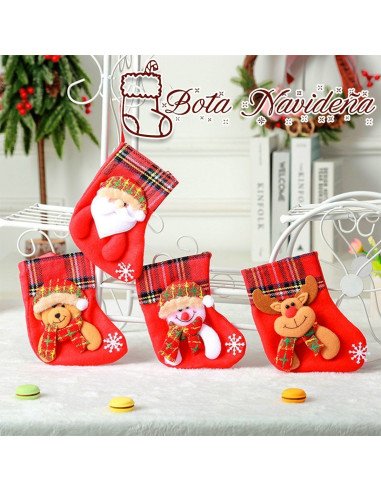 Calceta Navideña Decorativa importada al mayoreo en LHESH