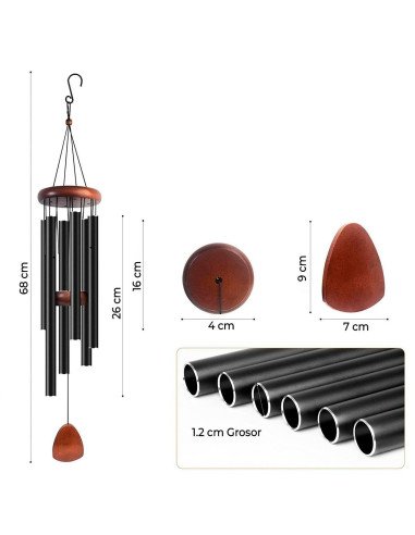 Campanas de viento importadas al mayoreo en LHESH