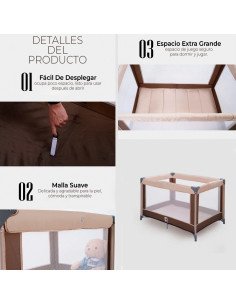 Cuna Portátil  para Bebé Importada al Mayoreo en LHESH 2