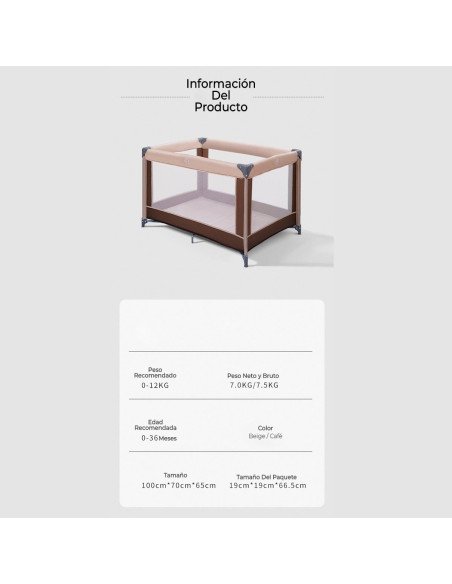 Cuna Portátil  para Bebé Importada al Mayoreo en LHESH