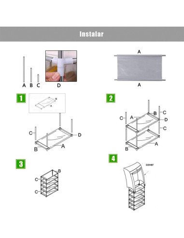 Organizador de zapatos importado al mayoreo en LHESH