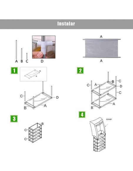 Organizador de zapatos importado al mayoreo en LHESH