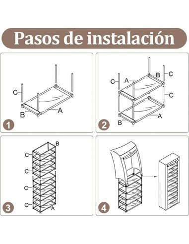 Organizador de zapatos importado al mayoreo en LHESH