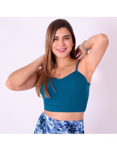 Compra Tops Deportivos de Lila Importados al Mayoreo en LHESH