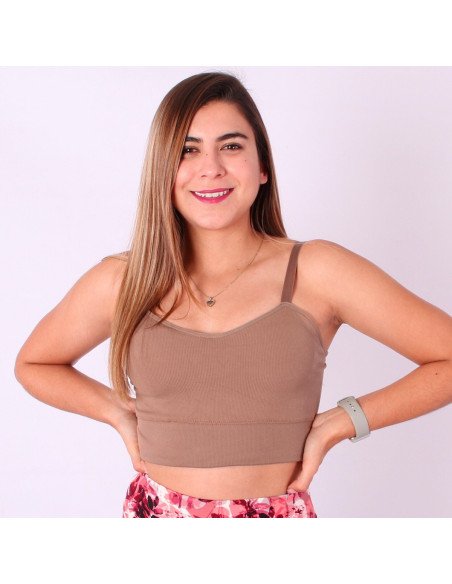 Compra Tops Deportivos de Lila Importados al Mayoreo en LHESH