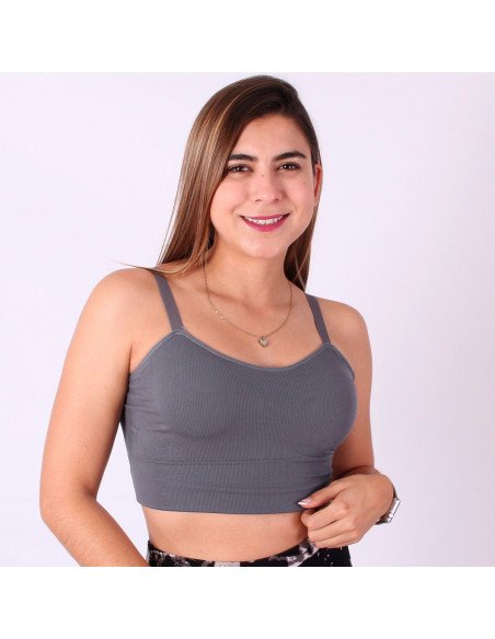 Compra Tops Deportivos de Lila Importados al Mayoreo en LHESH