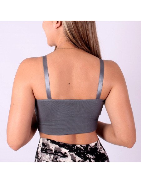 Compra Tops Deportivos de Lila Importados al Mayoreo en LHESH